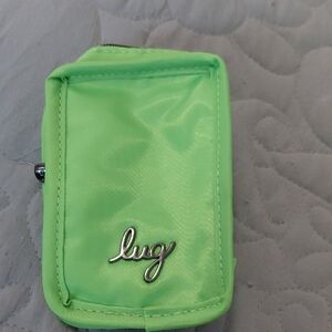 Lug Vibrant Green Compact Key Chain Pouch
